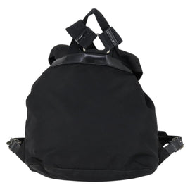 PRADA Backpack Nylon Black Silver Auth 153220 - 0