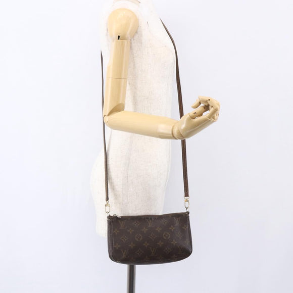 LOUIS VUITTON Monogram Pochette Accessoires Pouch M51980 LV Auth 153227