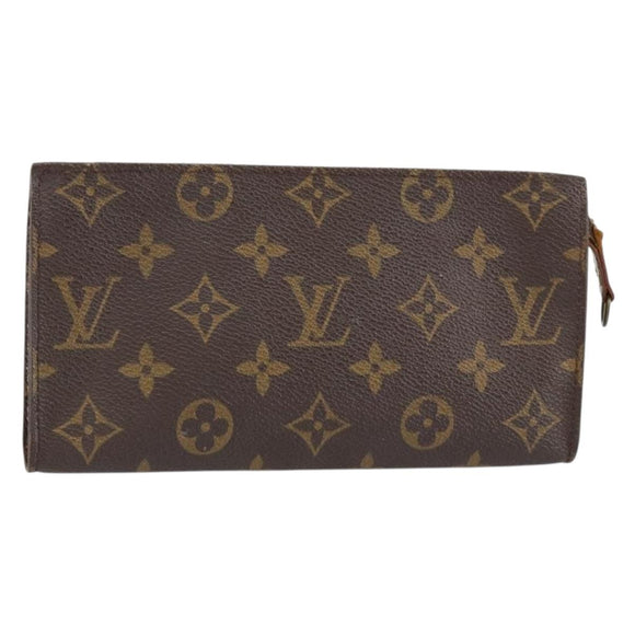 LOUIS VUITTON Monogram Bucket GM Accessory Pouch LV Auth 153232
