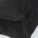 PRADA Hand Bag Nylon Black Silver Auth 153238-12