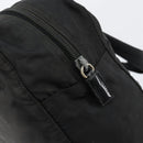 PRADA Hand Bag Nylon Black Silver Auth 153238-15