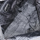 PRADA Hand Bag Nylon Black Silver Auth 153238-17