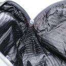 PRADA Hand Bag Nylon Black Silver Auth 153238-18