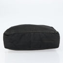 PRADA Hand Bag Nylon Black Silver Auth 153238-9