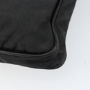 PRADA Shoulder Bag Nylon Black Silver Auth 153239-15