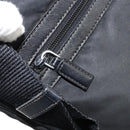 PRADA Shoulder Bag Nylon Black Silver Auth 153239-24