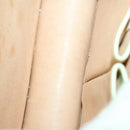 CELINE Hand Bag Leather 2way Green Gold Auth 153240-20