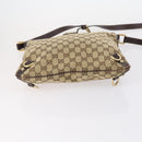 GUCCI GG Supreme Canvas Shoulder Bag PVC 5 Set Beige Black Auth 153245-22
