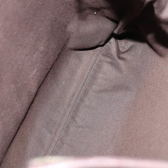 GUCCI GG Supreme Canvas Shoulder Bag PVC 5 Set Beige Black Auth 153245