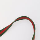 GUCCI GG Supreme Canvas Shoulder Bag PVC 5 Set Beige Black Auth 153245-27