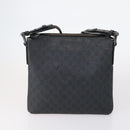 GUCCI GG Supreme Canvas Shoulder Bag PVC 5 Set Beige Black Auth 153245-3