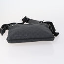 GUCCI GG Supreme Canvas Shoulder Bag PVC 5 Set Beige Black Auth 153245-5
