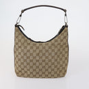 GUCCI GG Canvas Supreme Shoulder Bag 4 Set Beige Auth 153246-10