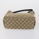 GUCCI GG Canvas Supreme Shoulder Bag 4 Set Beige Auth 153246-13