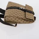 GUCCI GG Canvas Supreme Shoulder Bag 4 Set Beige Auth 153246-17