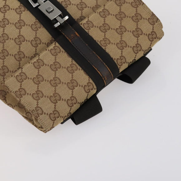 GUCCI GG Canvas Supreme Shoulder Bag 4 Set Beige Auth 153246