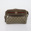 GUCCI GG Canvas Supreme Shoulder Bag 4 Set Beige Auth 153246-24