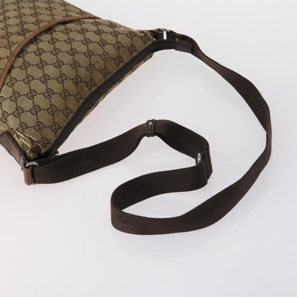GUCCI GG Canvas Supreme Shoulder Bag 4 Set Beige Auth 153246