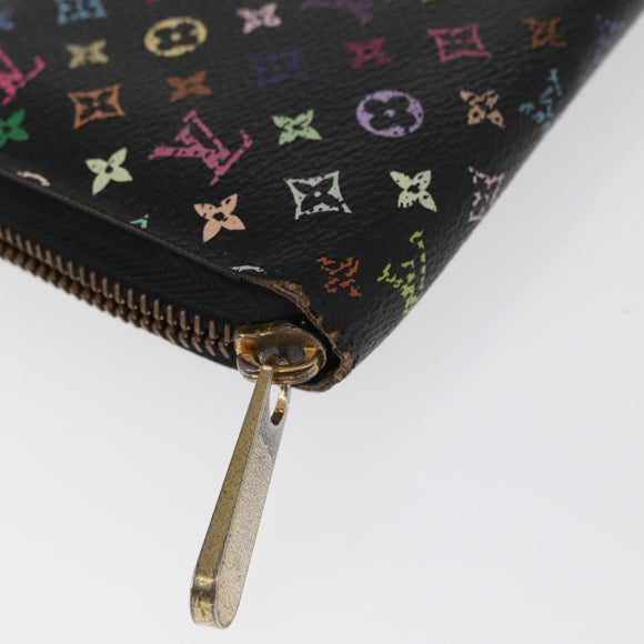 SAINT LAURENT PRADA Louis Vuitton Multicolor Wallet Leather 3 Set Auth 153248