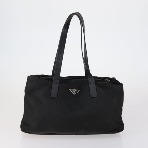 PRADA Hand Bag Nylon 5 Set Black White pink Auth 153249