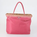 PRADA Hand Bag Nylon 5 Set Black White pink Auth 153249-17