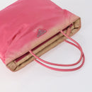 PRADA Hand Bag Nylon 5 Set Black White pink Auth 153249-19