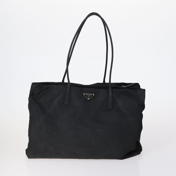 PRADA Hand Bag Nylon 5 Set Black White pink Auth 153249