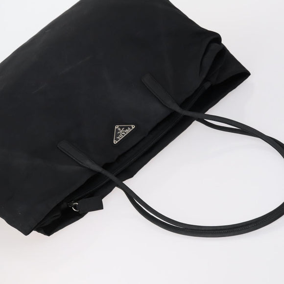 PRADA Hand Bag Nylon 5 Set Black White pink Auth 153249