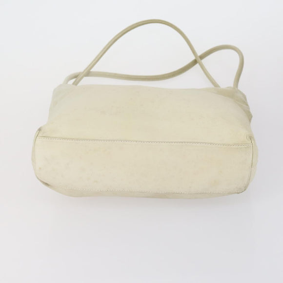 PRADA Hand Bag Nylon Leather 5 Set Black White Auth 153250