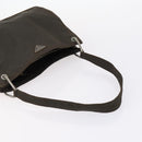 PRADA Hand Bag Nylon Leather 5 Set Black White Auth 153250-14