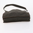 PRADA Hand Bag Nylon Leather 5 Set Black White Auth 153250-15