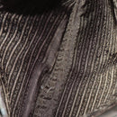 PRADA Hand Bag Nylon Leather 5 Set Black White Auth 153250-16