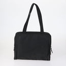 PRADA Hand Bag Nylon Leather 5 Set Black White Auth 153250-3