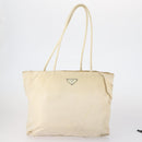 PRADA Hand Bag Nylon 3 Set White Black Auth 153252-2