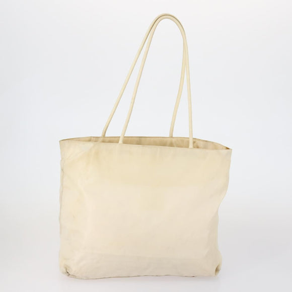 PRADA Hand Bag Nylon 3 Set White Black Auth 153252