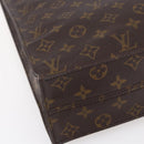 LOUIS VUITTON Monogram Sac Plat Hand Bag M51140 LV Auth 153300-14