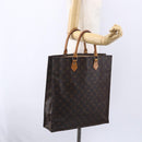 LOUIS VUITTON Monogram Sac Plat Hand Bag M51140 LV Auth 153300-19