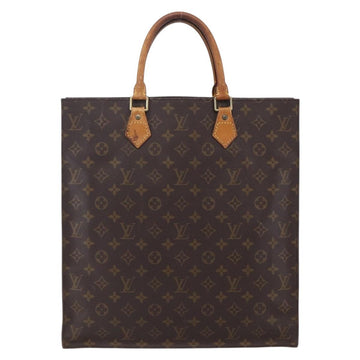 LOUIS VUITTON Monogram Sac Plat Hand Bag M51140 LV Auth 153300 - 0