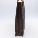 LOUIS VUITTON Monogram Sac Plat Hand Bag M51140 LV Auth 153300-3