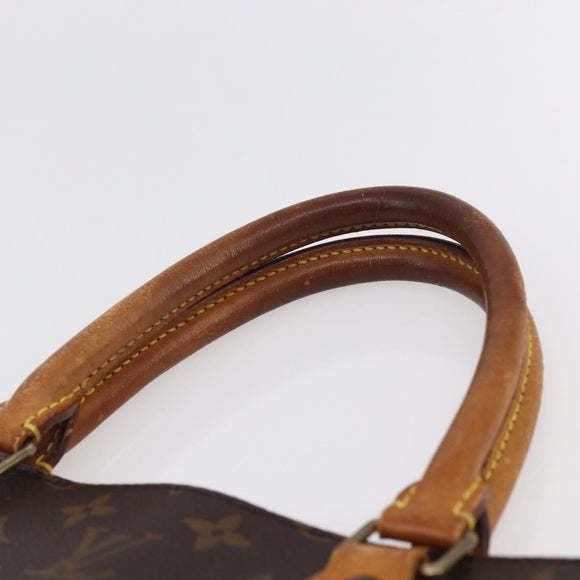 LOUIS VUITTON Monogram Sac Plat Hand Bag M51140 LV Auth 153300