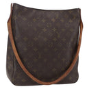 LOUIS VUITTON Monogram Looping GM Shoulder Bag M51145 LV Auth 153302-1