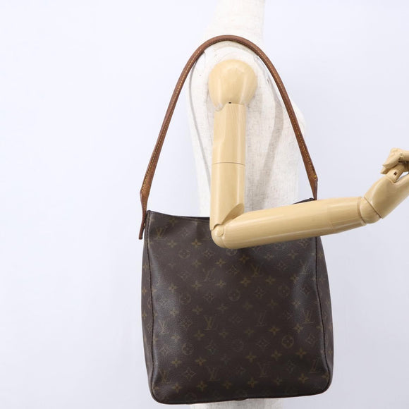 LOUIS VUITTON Monogram Looping GM Shoulder Bag M51145 LV Auth 153302