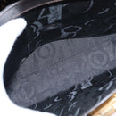 Salvatore Ferragamo Gancini Hand Bag Leather 2way Dark Brown Gold Auth 153307-20