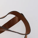 GUCCI Bamboo Backpack Leather Brown Gold 003 1998 0016 Auth 153308-15