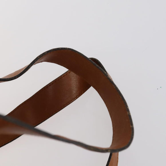 GUCCI Bamboo Backpack Leather Brown Gold 003 1998 0016 Auth 153308