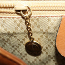 GUCCI Bamboo Backpack Leather Brown Gold 003 1998 0016 Auth 153308-24