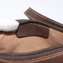 GUCCI GG Supreme Web Sherry Line Bag PVC Beige Gold 89 02 018 Auth 153310-15