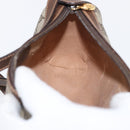 GUCCI GG Supreme Web Sherry Line Bag PVC Beige Gold 89 02 018 Auth 153310-17