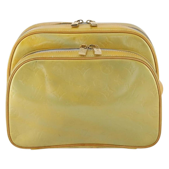 LOUIS VUITTON Monogram Vernis Marley Backpack Gris M91038 LV Auth 153312
