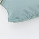 PRADA Shoulder Bag Nylon Light Blue Silver Auth 153313-15